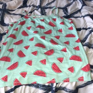 MINT GREEN WATERMELON TANK TOP
